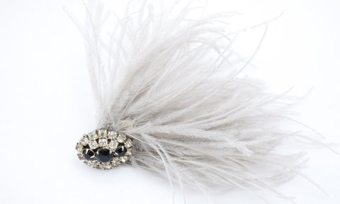 Ostritch Feather Hair Clip